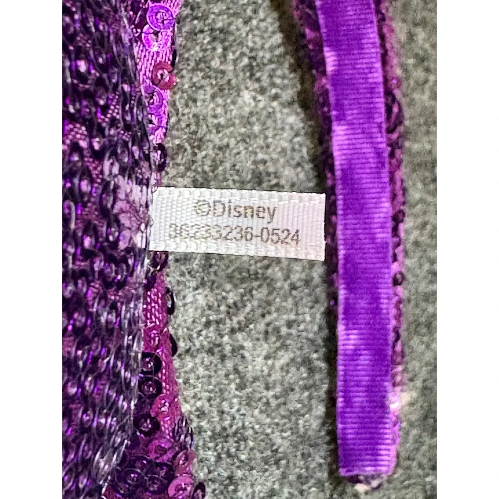 Disney Parks Minnie Mouse Purple Sequin Bat Wing Halloween Headband 36233236-052